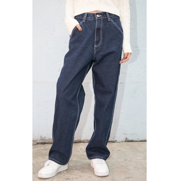 talia dark wash carpenter jeans